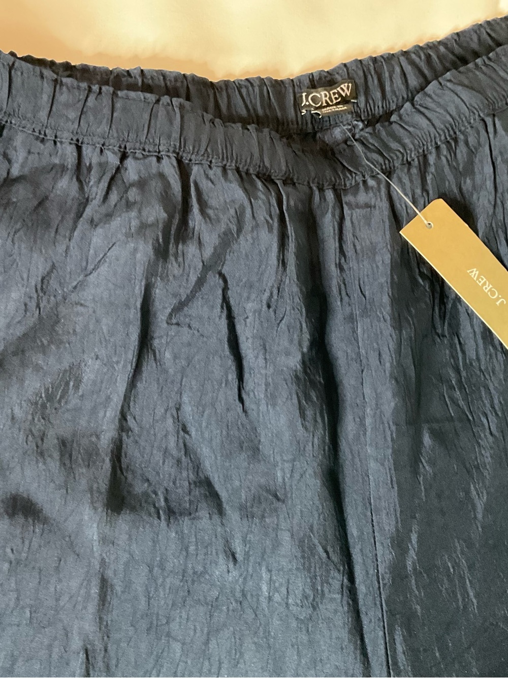J. Crew Navy Wide-Leg Linen Pants - Picture 4 of 7